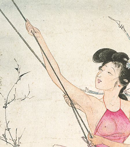 印台-胡也佛的仕女画和最知名的金瓶梅秘戏图